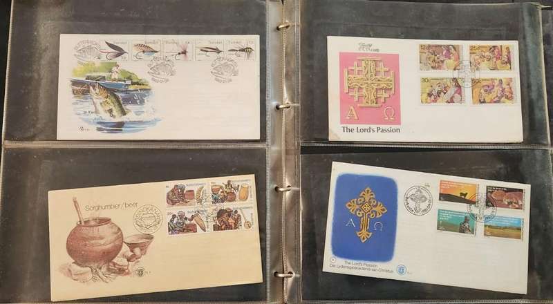 FDC Album Mixed Africa 70 Covers