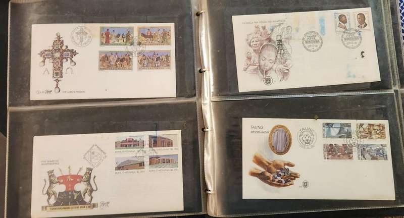 FDC Album Mixed Africa 70 Covers