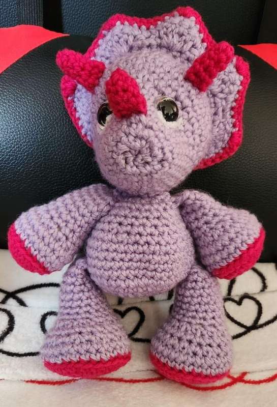 Crochet Plushie Baby Dino