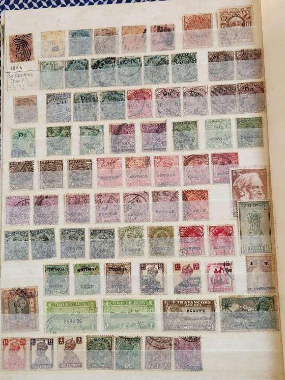 Stamp Album Hard Cover 16 Page 32 Sides  Mix World (NOT CHECKED)