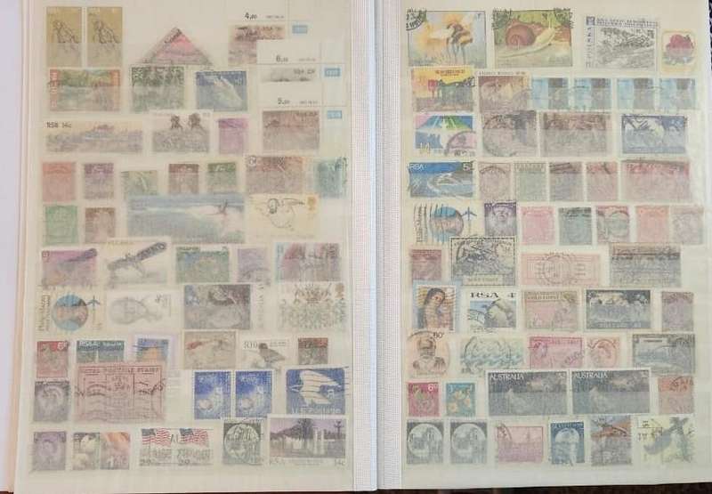 Stamp Album Hard Cover 16 Page 32 Sides  Mix World (NOT CHECKED)