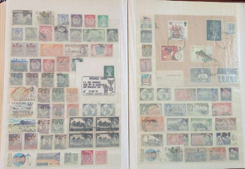 Stamp Album Hard Cover 16 Page 32 Sides  Mix World (NOT CHECKED)