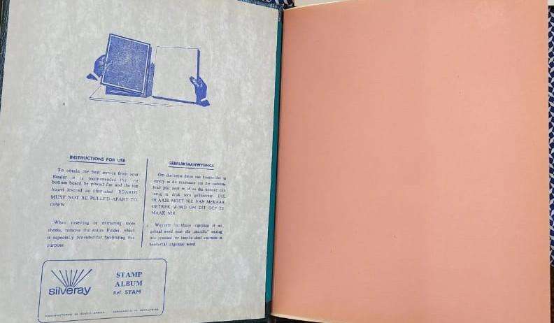 Empty Stamp Album Hard Cover