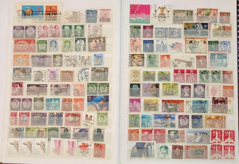Stamp Album Hard Cover 16 Page 32 Sides  Mix World (NOT CHECKED)