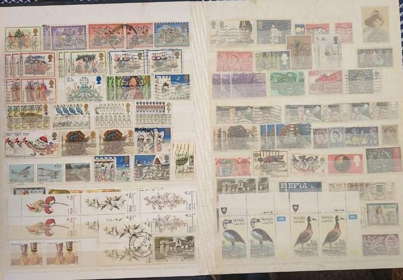 Stamp Album Hard Cover 16 Page 32 Sides  Mix World (NOT CHECKED)