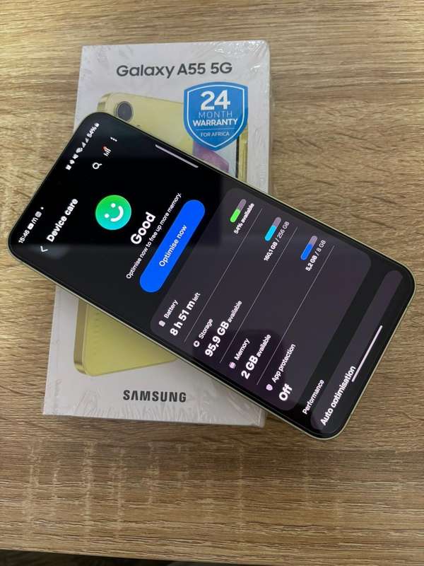 Late Entry Like New Samsung Galaxy A55 8GB/256GB Awesome Lemon