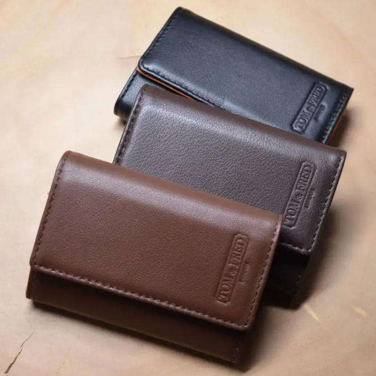 TOM and FRED London® BLACK Freddy 2.0 Genuine Leather Speed Wallet