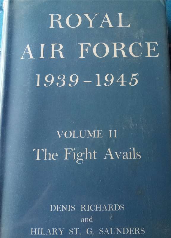 Rare "Royal Air Force 1939-1945: Volume II" by Denis Richards