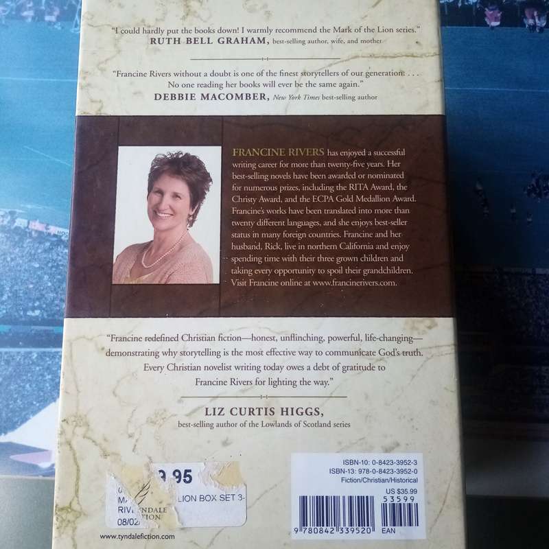 Mark of the Lion Series" Gift Collection  Complete 3-Book Set Christian Historical Fiction