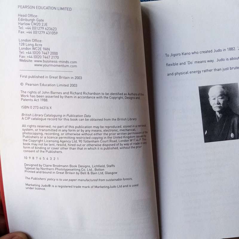 Marketing Judo: Building Your Business Using Brains, Not Budget by John Barnes