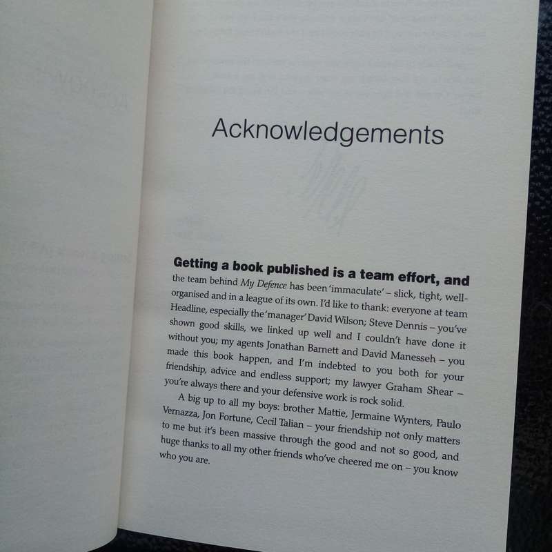 My Defence by Ashley Cole  Insightful Memoir of a Football Icon, Perfect for Fans & Sports Enthusia