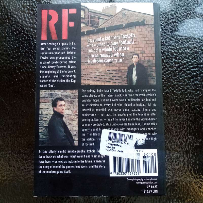 Fowler: My Auobiography | Robbie Fowler & David Maddock football