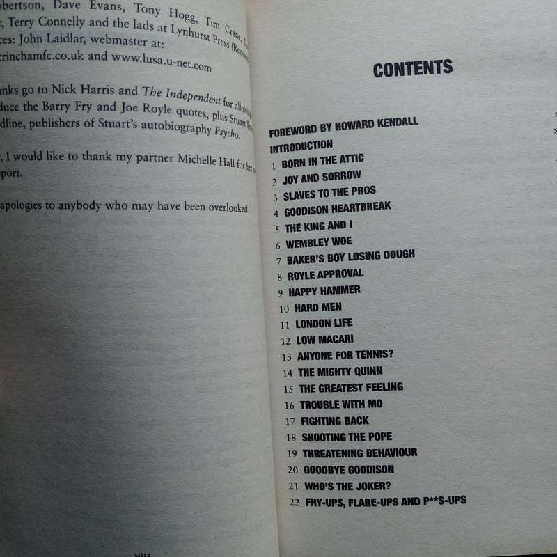 Hammered by Mark Ward - Rare Paperback Edition! Essential for Football Collectors & Fans!