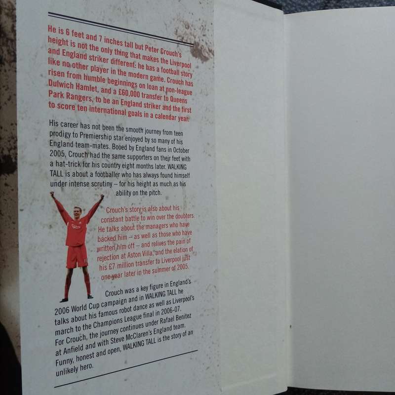 Walking Tall: My Story by Peter Crouch with Sam Wallace Essential for Football Fans