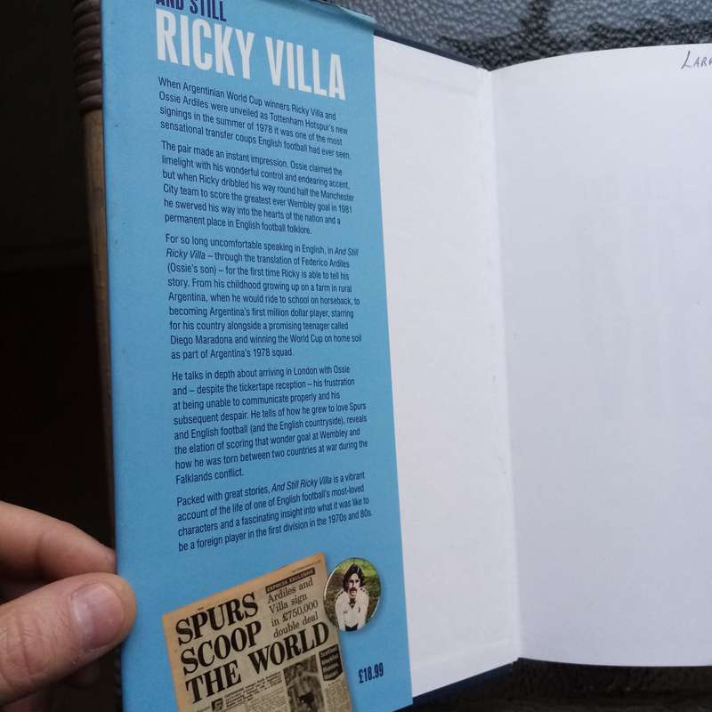 Ricky Villa's Legendary Autobiography  And Still Ricky Villa  Soccer Star Memoir