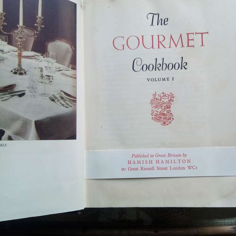 The Gourmet Cookbook - 10th Printing, 1957 Edition - Rare Collectible for Culinary Enthusiasts