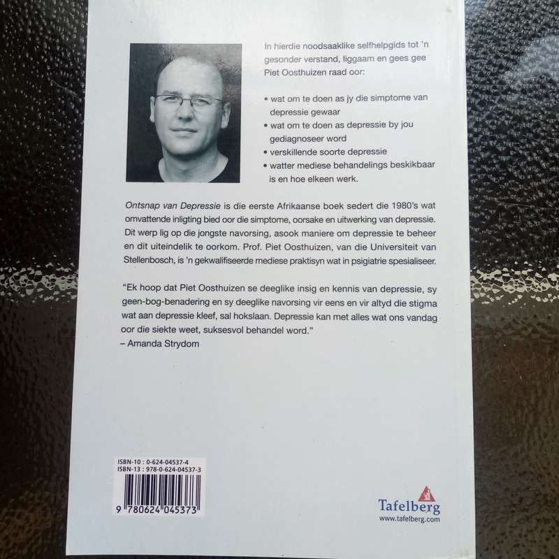 Ontsnap Van Depressie by Piet Oosthuizen  Essential Guide to Overcoming Depression & Finding Hope
