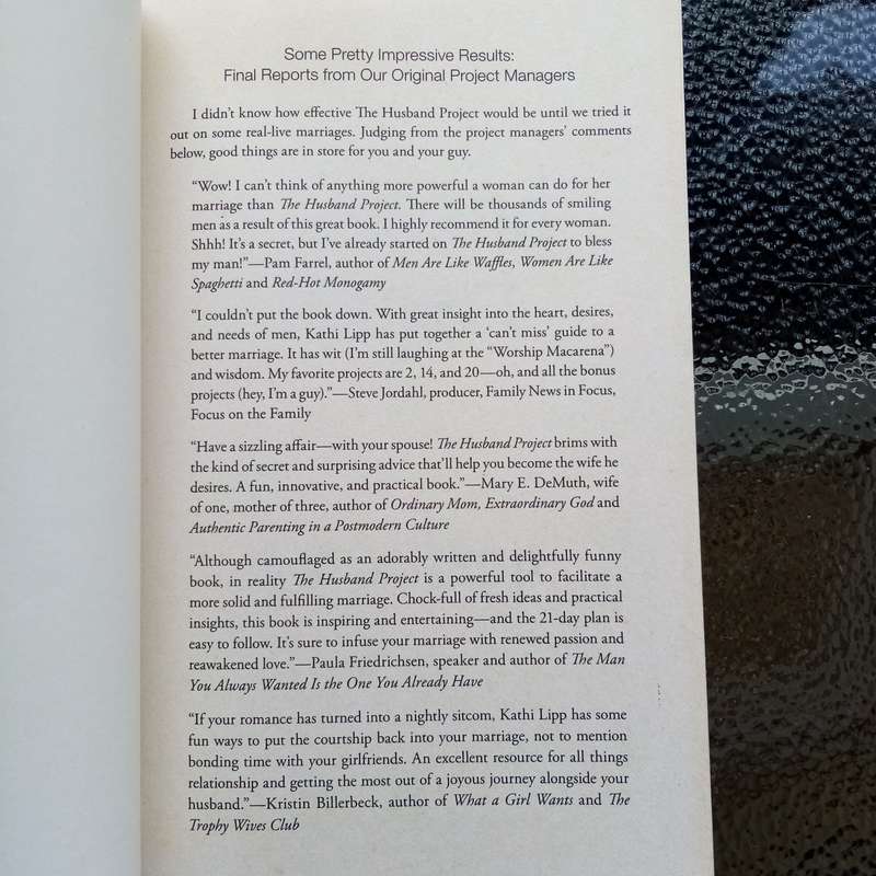 The Husband Project by Kathi Lipp  A Transformative Guide to Enhancing Your Marriage