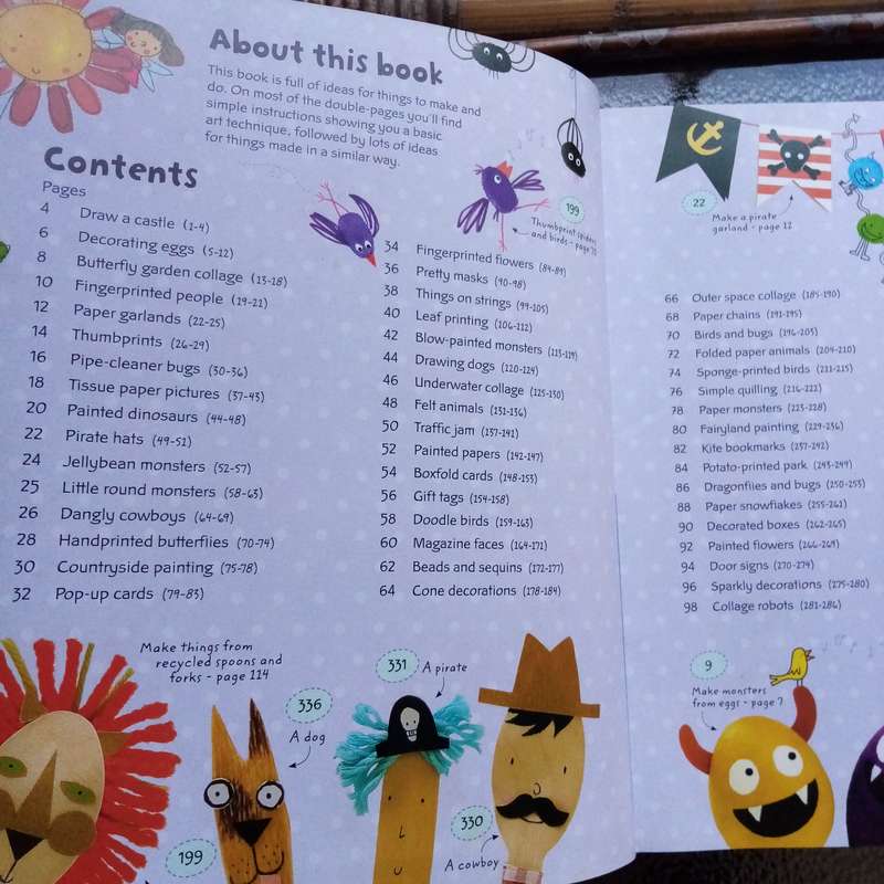 365 Things to Make and Do: Creative Fun for Kids - Usborne Activities Book
