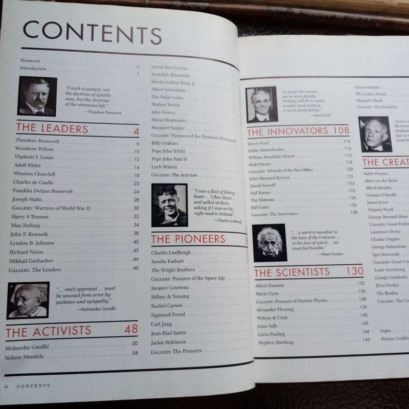 Inspiring Figures: "Great People of the 20th Century"  A Tribute to Influential Leaders & Innovator