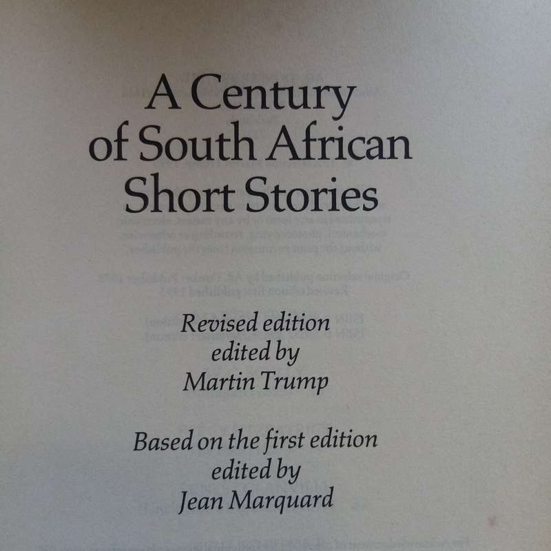 A Century of South African Short Stories - Curated by Jean Marquard