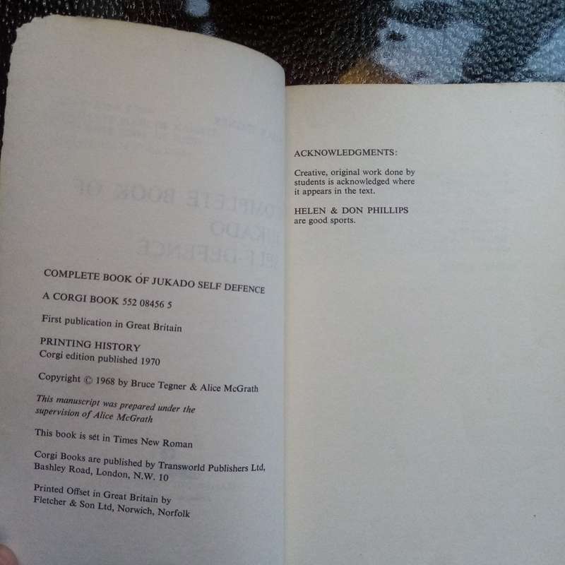 Bruce Tegner's Complete Book of Jukado Self Defense - Essential Guide to Martial Arts