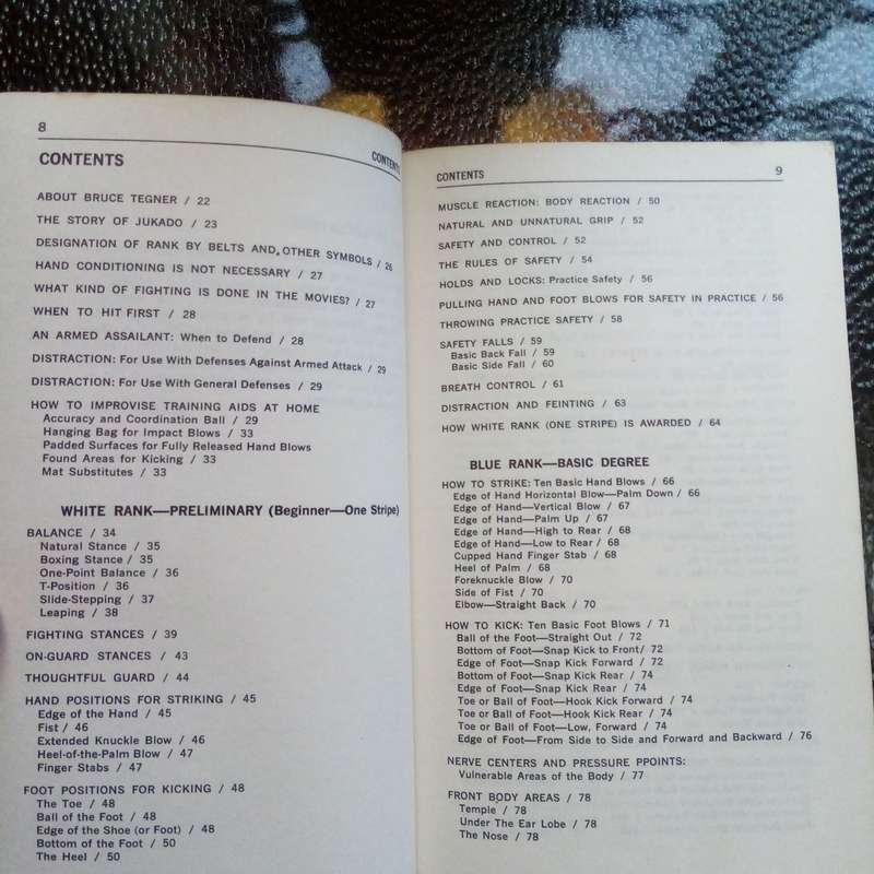 Bruce Tegner's Complete Book of Jukado Self Defense - Essential Guide to Martial Arts