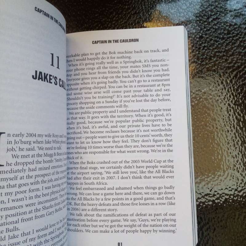 Captain in the Cauldron by John Smit - Inspiring Leadership & Rugby Memoir