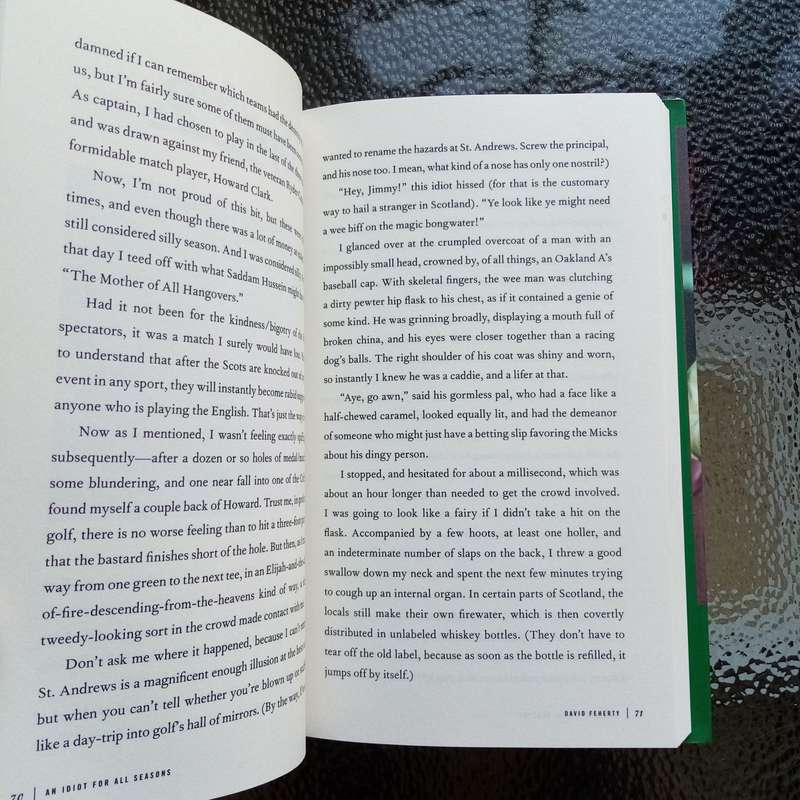 An Idiot for All Seasons by David Feherty  A Hilarious Look at Life and Golf