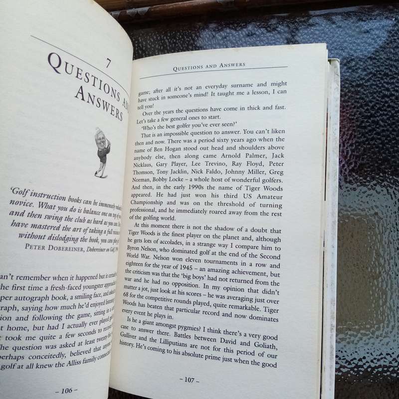 Golf: The Cure for a Grumpy Old Man by Peter Alliss  A Humorous Guide