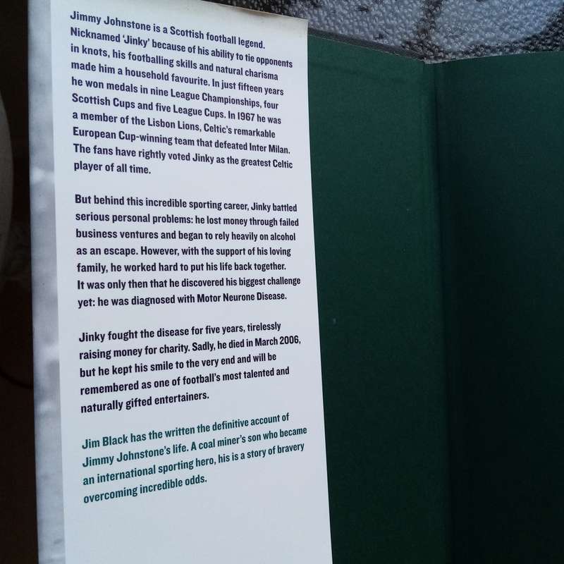 Jinky: The Biography of Jimmy Johnstone by Jim Black  A Celtic Legend Revealed