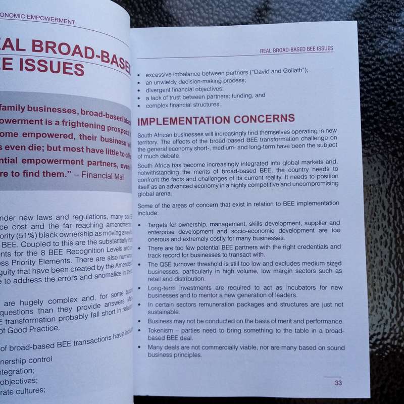 Broad-Based Bee: Black Economic Empowerment Insights by Tony Balshaw