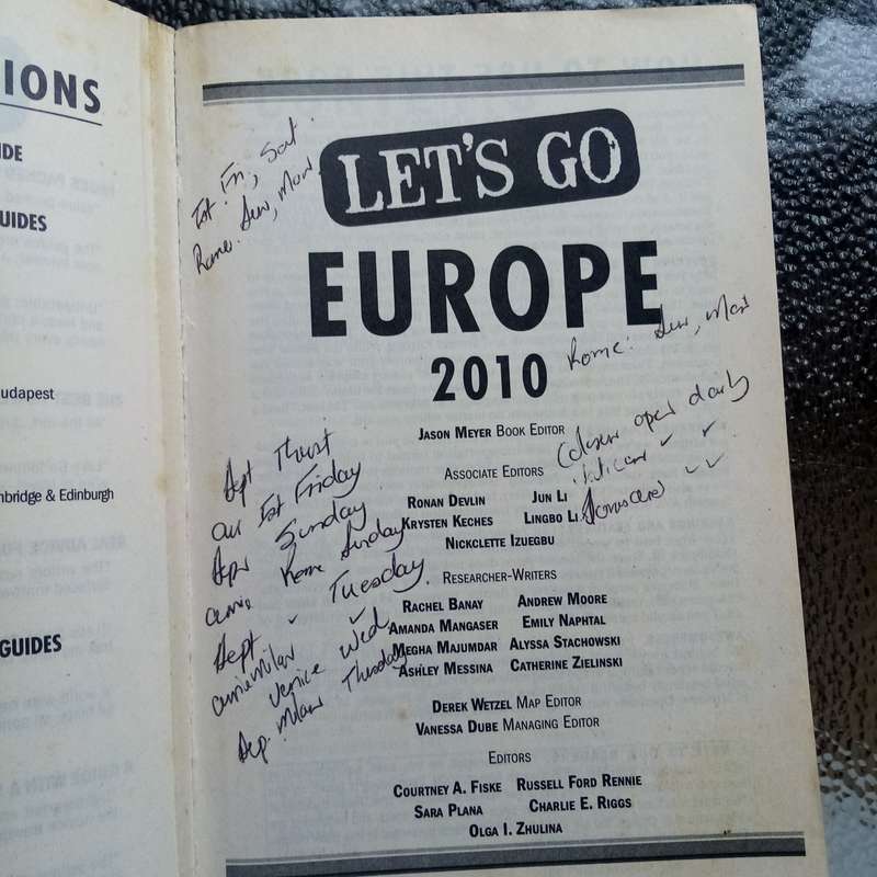 Let's Go Europe 2010: The Ultimate Student Travel Guide