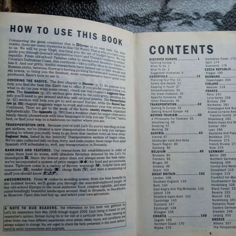 Let's Go Europe 2010: The Ultimate Student Travel Guide