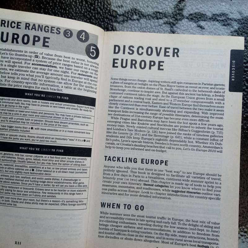 Let's Go Europe 2010: The Ultimate Student Travel Guide