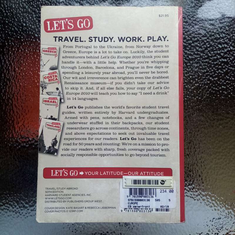 Let's Go Europe 2010: The Ultimate Student Travel Guide