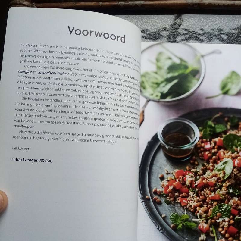 Suid-Afrikaanse Kookboek vir Allergieë en Voedselsensitiwiteit deur Hilda Lategan