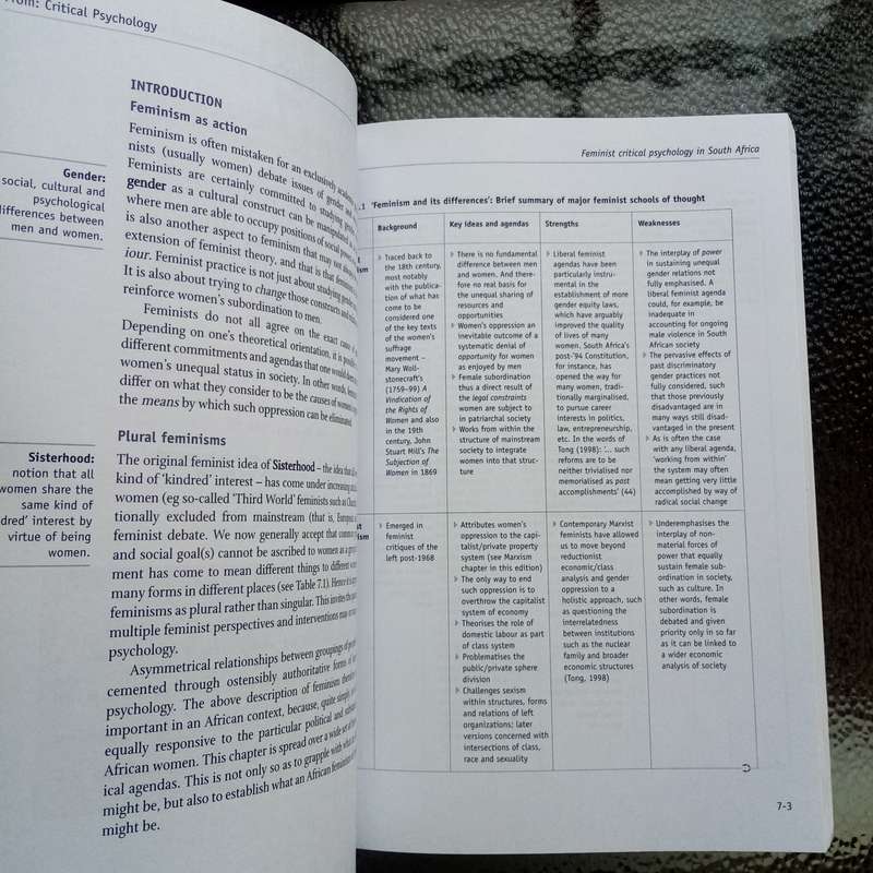 SELF, COMMUNITY AND PSYCHOLOGY. Editors: Kopano Ratele, Norman Duncan and Derek Hook