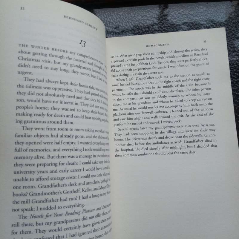 Homecoming by Bernhard Schlink: A Profound Journey of Love and Identity