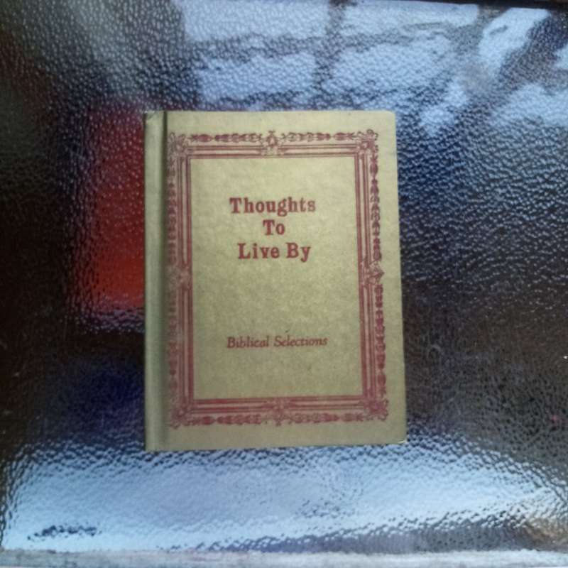 Thoughts to Live By: Inspiring Biblical Selections for Daily Reflection