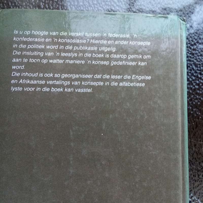 Politieke Konsepte: 'n Omvattende Gids deur H.J. Kotze en Ander