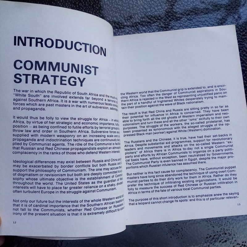 The Communist Strategy by C.F. De Villiers, F.R. Metrowich & J.A. Du Plessis - Insightful Analysis