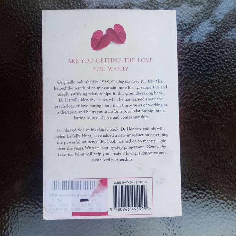 Getting the Love You Want: Essential Guide for Couples by Harville Hendrix