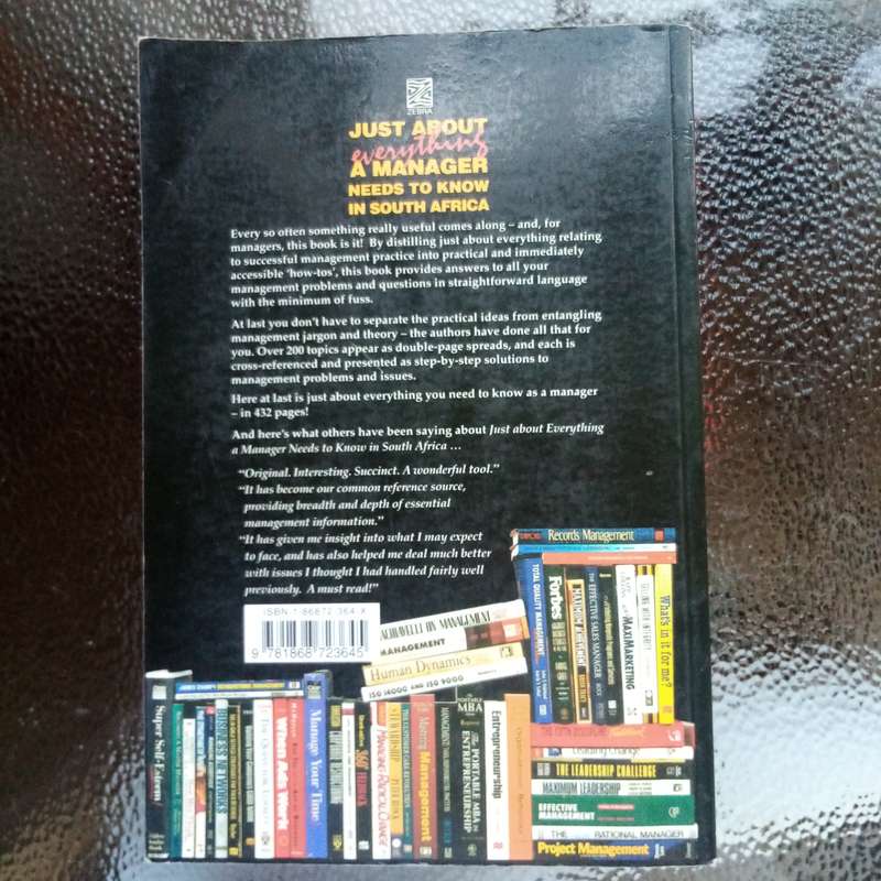 Just About Everything a Manager Needs to Know in South Africa by Flanagan & Finger