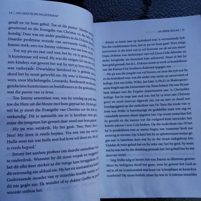 Jou Geestelike Nalatenskap by Dr. James Dobson - Building a Lasting Spiritual Legacy
