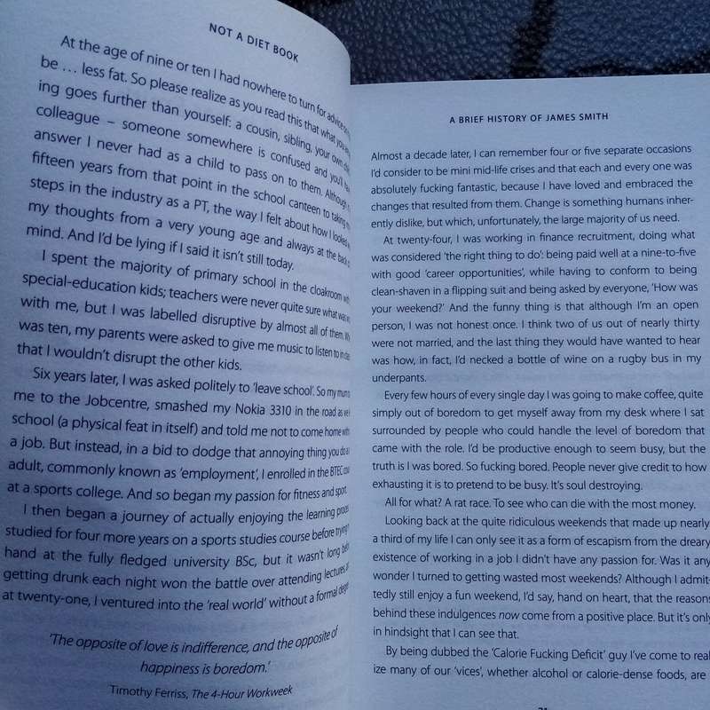 Not a Diet Book: Take Control, Gain Confidence, Change Your Life by James Smith