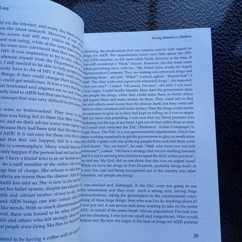Heartfelt Journey: "Saving Mandela's Children" by Dianne Lang  A Must-Read on South Africa's Youth