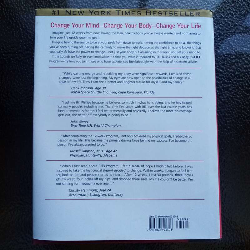 Transform Your Life: "Body for Life" by Bill Phillips  The Ultimate Fitness Guide