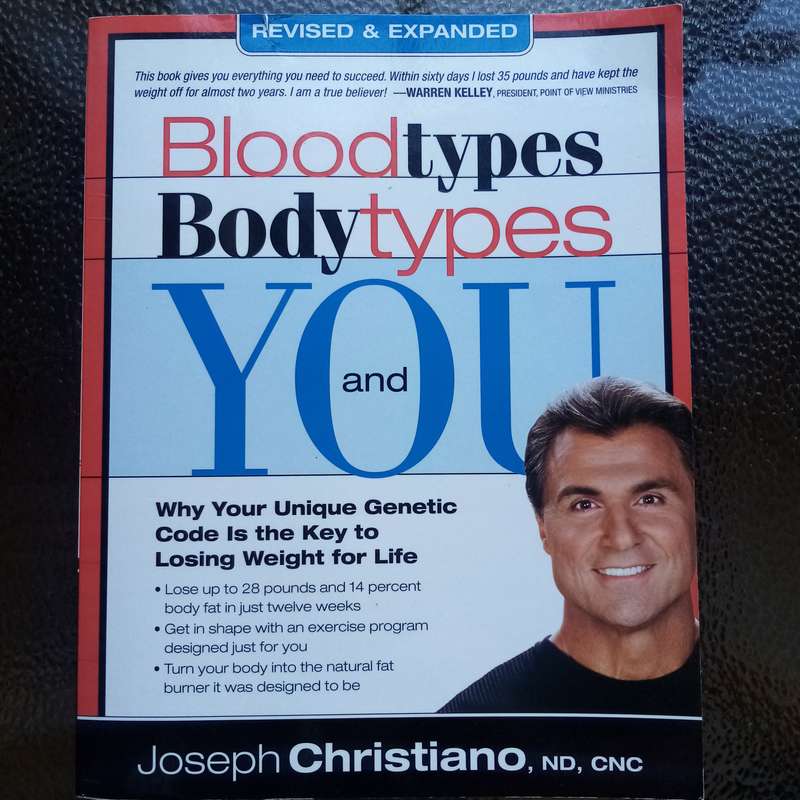 Discover Your Health: "Blood Types, Body Types and You" by Joseph Christiano  A Wellness Guide