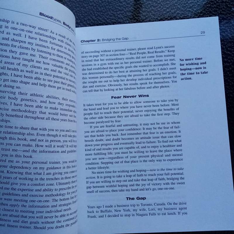 Discover Your Health: "Blood Types, Body Types and You" by Joseph Christiano  A Wellness Guide